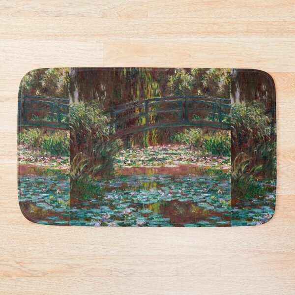 Item preview, Japanese Bridge Over Water Lily Pond designed and sold by artofuniverse.
