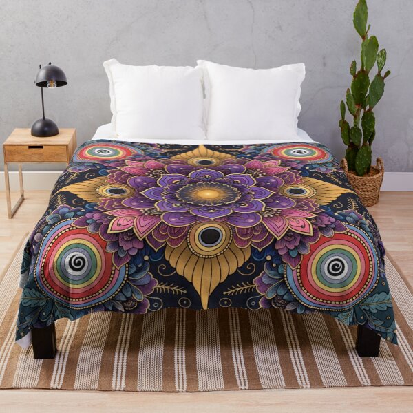 Item preview, Floral Mandala Bloom – Intricate Boho Flower Pattern Design designed and sold by Anime9122.