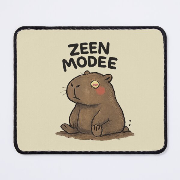 Item preview,  Zen Mode Capybara in Mud with Mushrooms - Lazy Meditation Shirt designed and sold by Arties4Bread⭐⭐⭐⭐⭐.