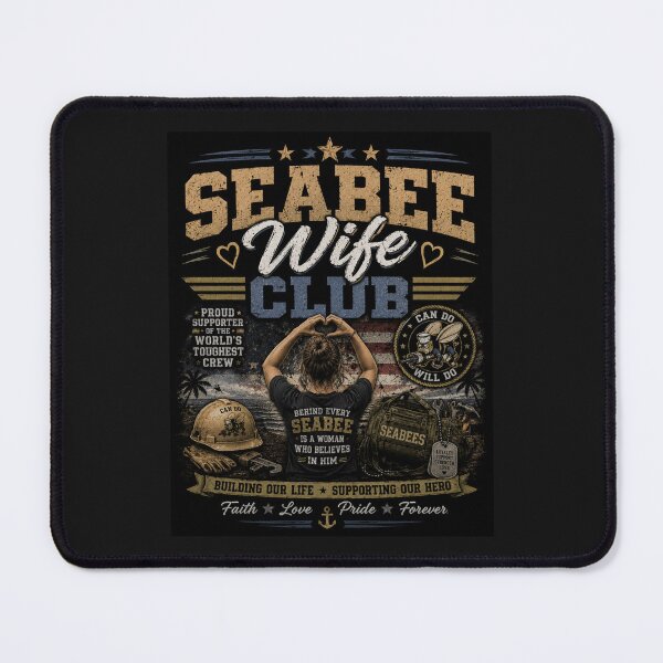 Item preview, Seabee wife pride and strength designed and sold by Military Insignia Products.