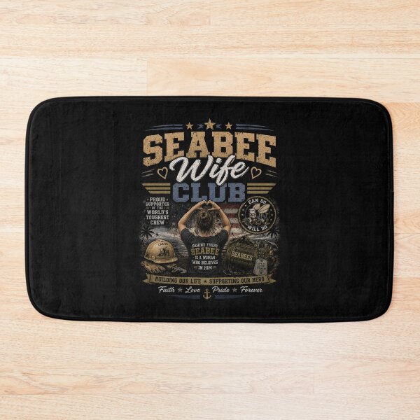 Item preview, Seabee wife pride and strength designed and sold by Military Insignia Products.