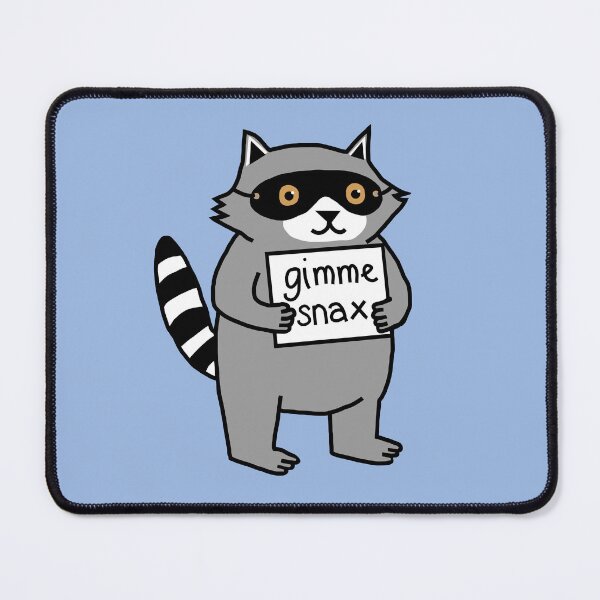 Item preview, Cute Raccoon I Require Snacks designed and sold by ellenhenry.
