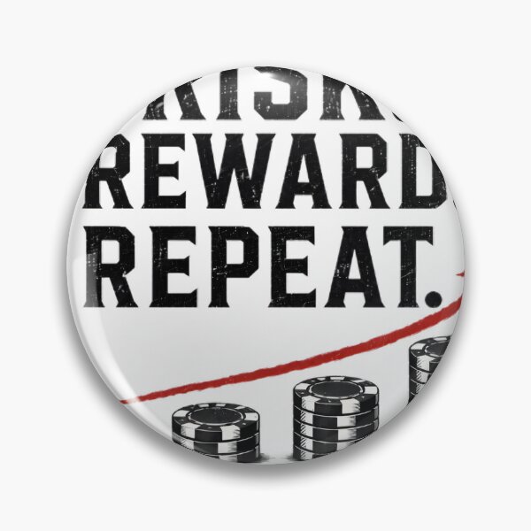 Item preview, risk. reward. repeat. designed and sold by Alpha Progress.