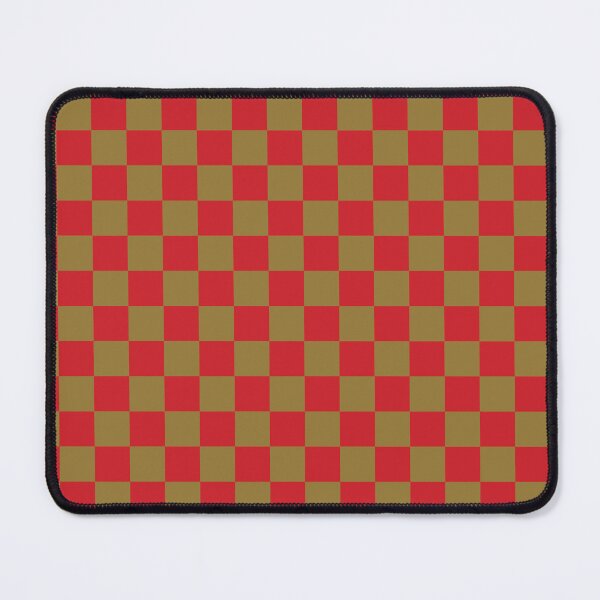 Item preview, Fire engine & finch brown checkered designed and sold by Mint + Midnight.