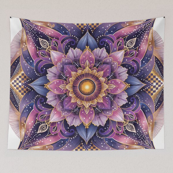 Item preview, Floral Mandala Bloom – Intricate Boho Flower Pattern Design designed and sold by Anime9122.