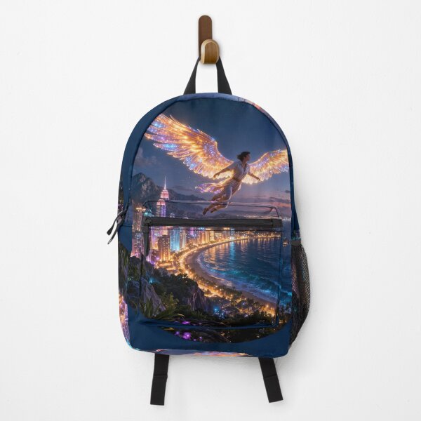 Item preview, Golden glow over the nighttime civilization designed and sold by KunstGeist.