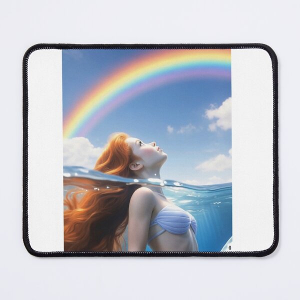 Item preview, little mermaid looks at a wonderful rainbow 2026 designed and sold by YoyoTinyWorld.