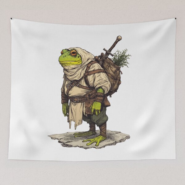 Item preview, The Herbal Wayfarer Frog designed and sold by aminomen.