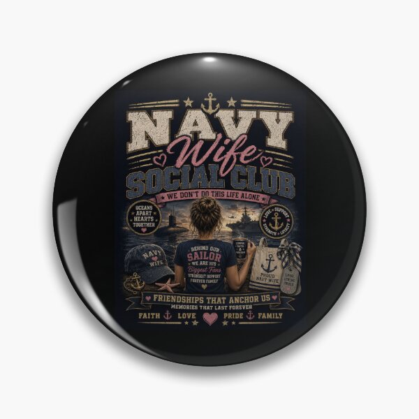 Item preview, Navy Wife Social Club designed and sold by Military Insignia Products.