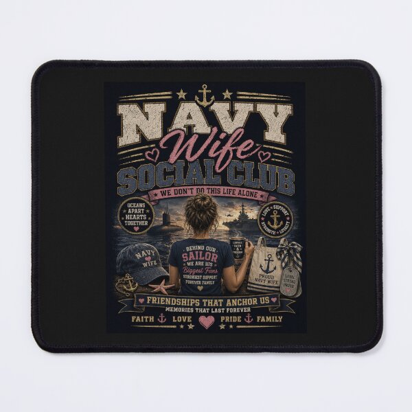 Item preview, Navy Wife Social Club designed and sold by Military Insignia Products.