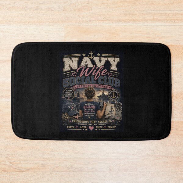 Item preview, Navy Wife Social Club designed and sold by Military Insignia Products.