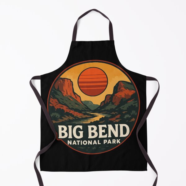 Item preview, Big Bend National Park Retro Travel designed and sold by TomFrontierArt.