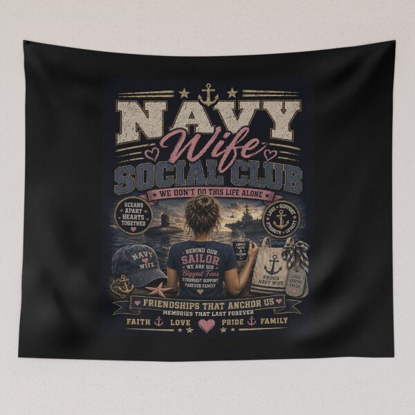 Item preview, Navy Wife Social Club designed and sold by Military Insignia Products.