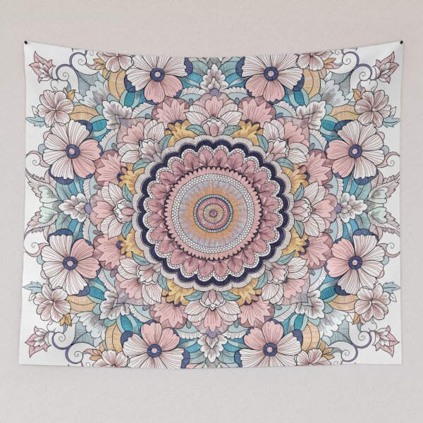 Item preview, Floral Mandala Bloom – Intricate Boho Flower Pattern Design designed and sold by Anime9122.