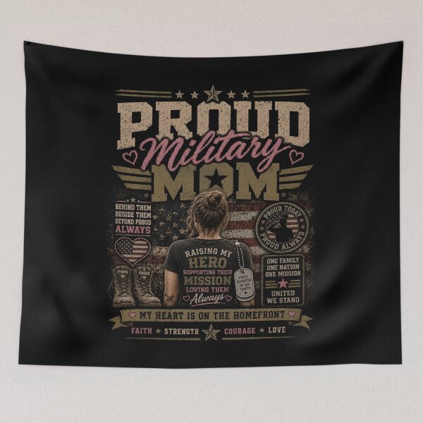 Item preview, Proud mom of heroes designed and sold by Military Insignia Products.