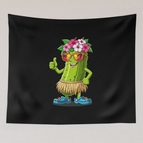 Item preview, Tropical Pickle Hawaiian Hula Thumbs Up Funny designed and sold by DariaOltes.
