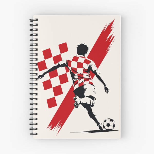 Item preview, Croatia Football Sprint Minimalist Print designed and sold by Studio pod Burom.