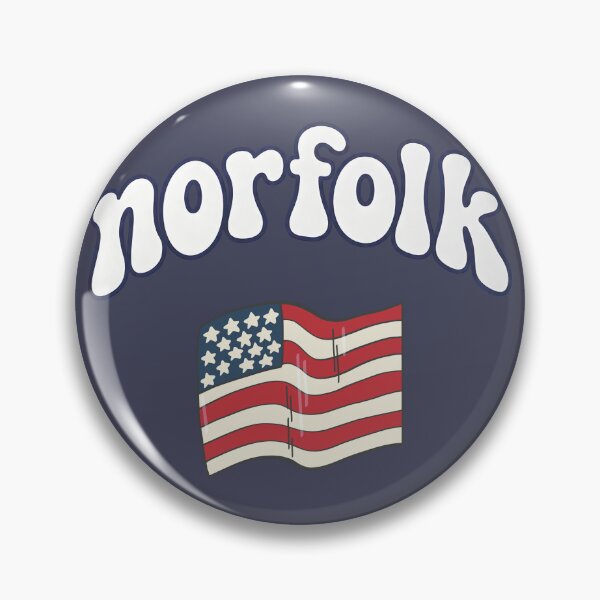 Item preview, Norfolk Virginia Cute Pastel Skyline designed and sold by HowToCanadian.