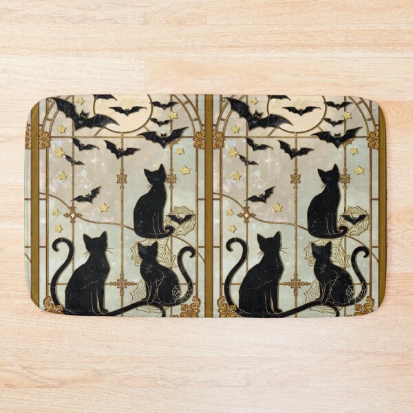 Item preview, Cats  Elegant Gothic Stained Glass designed and sold by BriSher.