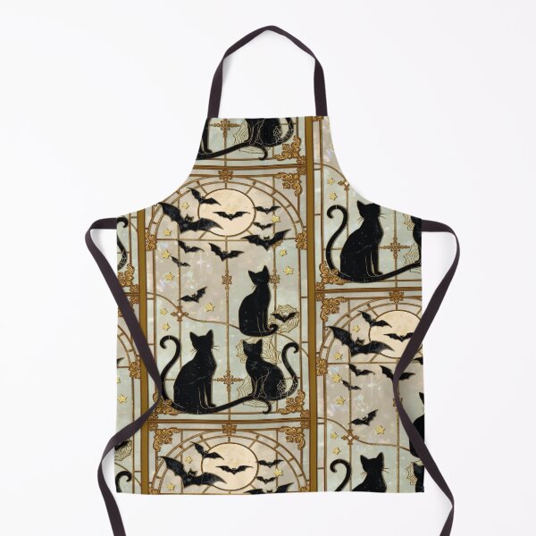 Item preview, Cats Elegant Gothic Stained Glass designed and sold by BriSher.
