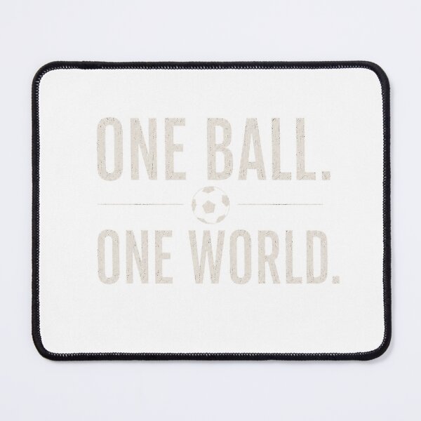 Item preview, One Ball One World – Football Fan Minimalist Design designed and sold by Mysthor-Designs.