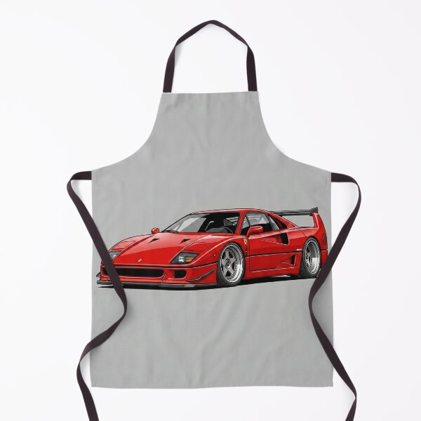 Item preview, Ferrari F40 Classic Retro Supercar Illustration Art designed and sold by Motorline44.