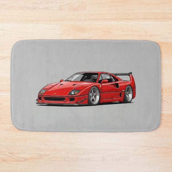Item preview, Ferrari F40 Classic Retro Supercar Illustration Art designed and sold by Motorline44.