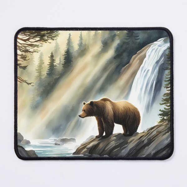 Item preview, Bear by Waterfall designed and sold by CalmnessbyChoice.