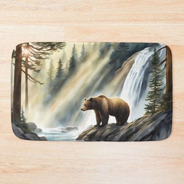 Item preview, Bear by Waterfall designed and sold by CalmnessbyChoice.