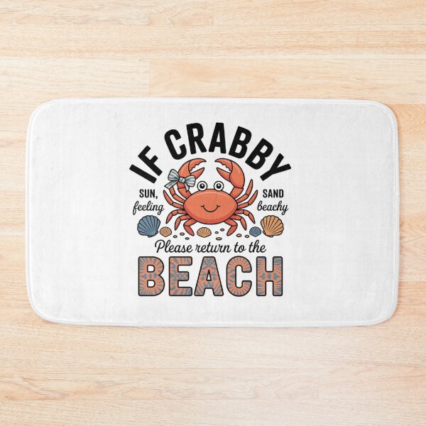 Item preview, Cute Crab Beach Seashell Kawaii Summer Illustration designed and sold by DariaOltes.