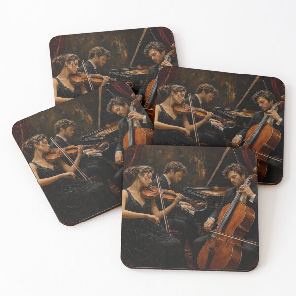 Item preview, The Chamber Trio - 18th Century Classical Piano, Violin, and Cello Harmony designed and sold by DoReMiStudio.