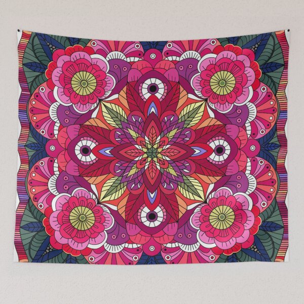 Item preview, Floral Mandala Bloom – Intricate Boho Flower Pattern Design designed and sold by Anime9122.