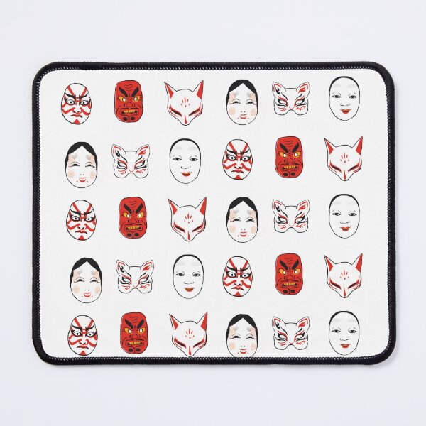 Item preview, Kabuki masks designed and sold by Isobel Litten.