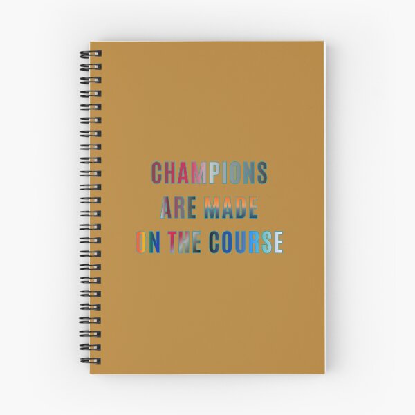 Item preview, Champions are Made on the Course #1  designed and sold by Holy JM Designs.