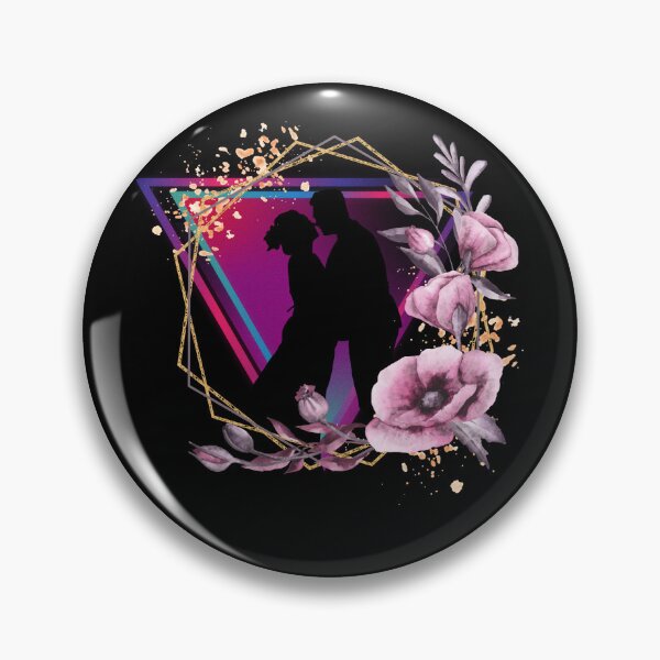 Item preview, Geometric Floral Lovers Silhouette  designed and sold by MarigoldandLily.
