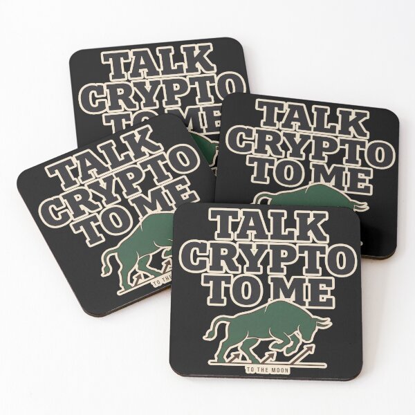 Item preview, Talk Crypto To Me Charging Bull To The Moon designed and sold by Seeding Serendipity.