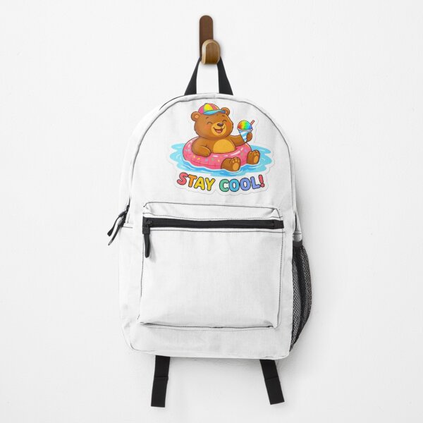 Item preview, Cute Bear Summer Sticker - Stay Cool  designed and sold by ExploreAura Studio.