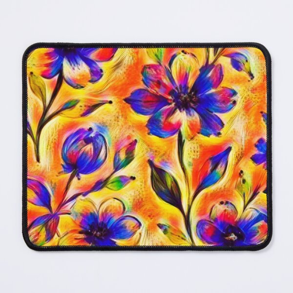 Item preview, Vivid Orange and Purple Flower Design designed and sold by CyndiEpps.
