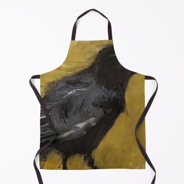 Item preview, Striking Raven in Black and Gold Original Art designed and sold by BuckaBaby.