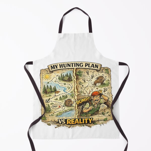 Item preview, My Hunting Plan vs Reality - Funny Hunting Design designed and sold by C6S5M.