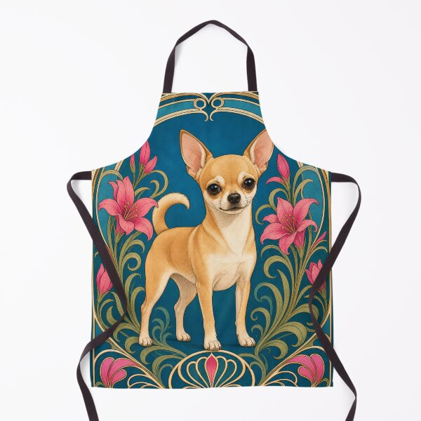 Item preview, Fawn Chihuahua Cute Art Nouveau designed and sold by AntiqueImages.