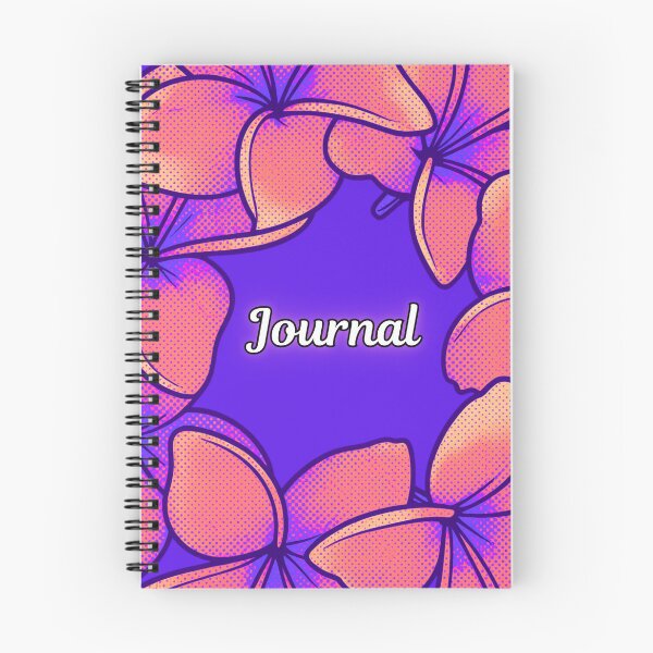 Item preview, Pop Art Plumeria Journal designed and sold by Zestfull Artwork.