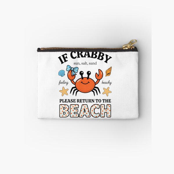 Item preview, Cute Crab Beach Bow Seashell Summer Coastal Art designed and sold by DariaOltes.