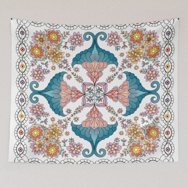 Item preview, Floral Mandala Bloom – Intricate Boho Flower Pattern Design designed and sold by Anime9122.