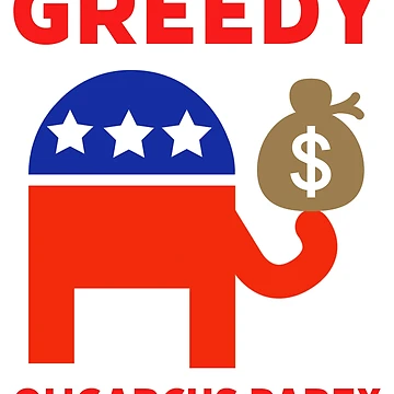 Artwork thumbnail, Greedy oligarchs party by Rachel the Artist