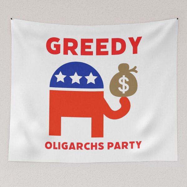 Item preview, Greedy oligarchs party designed and sold by Rachel the Artist .