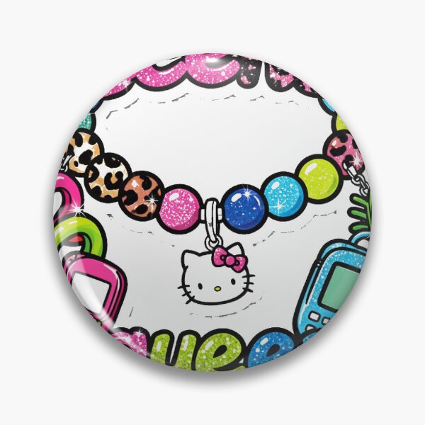 Item preview, Scenecore Bead Choker Scene Queen Sticker designed and sold by Noor’s Shop.