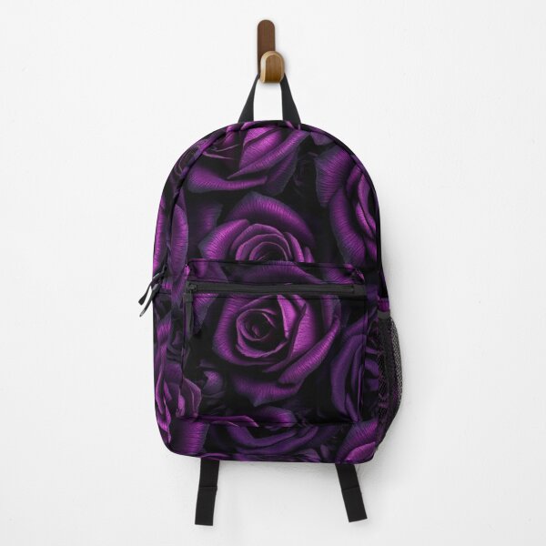 Item preview, Moody Dark Purple Rose Floral Design designed and sold by IntelliMindDesigns.