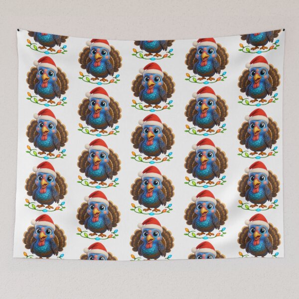 Item preview, Christmas Ocellated Turkey designed and sold by Sillytoe.
