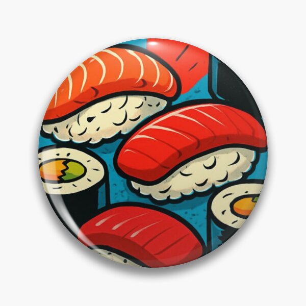 Item preview, Comic Book Pop Art Sushi Pattern Illustration designed and sold by Girlsale.